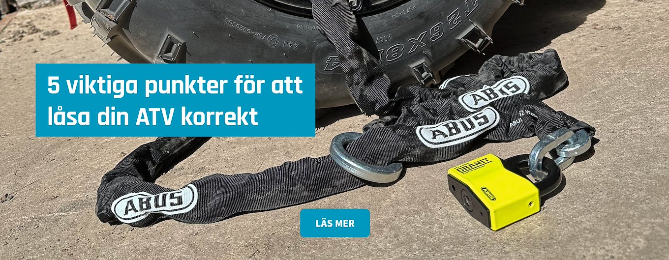 5 viktiga punkter för att låsa din ATV korrekt