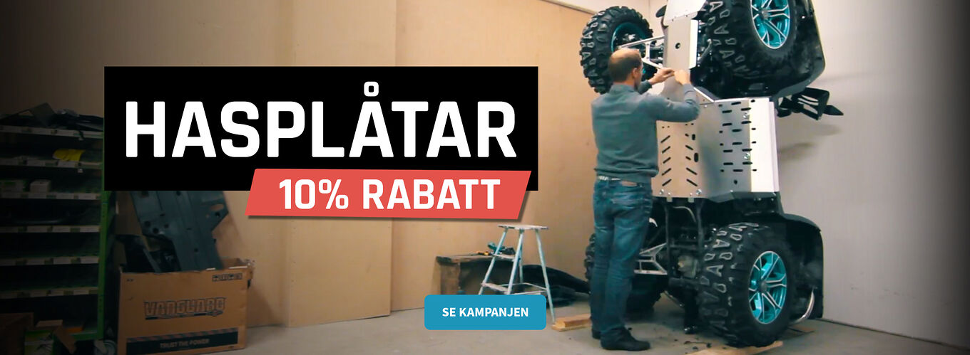 10% rabatt på hasplåtar