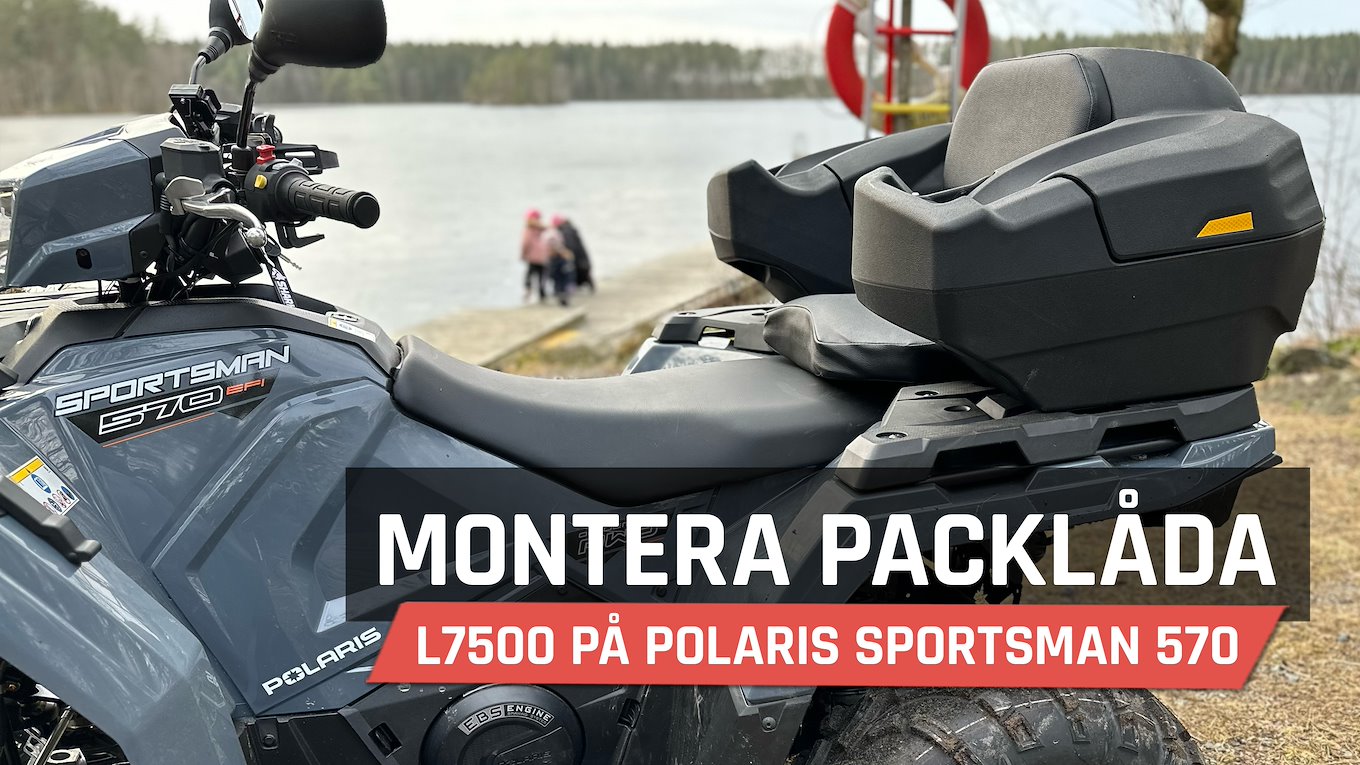 Se hur du enkelt monterar L7500-packlådan med snabbfästen – steg för steg