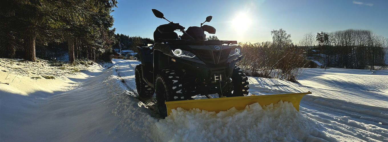 Välj plog till fyrhjuling