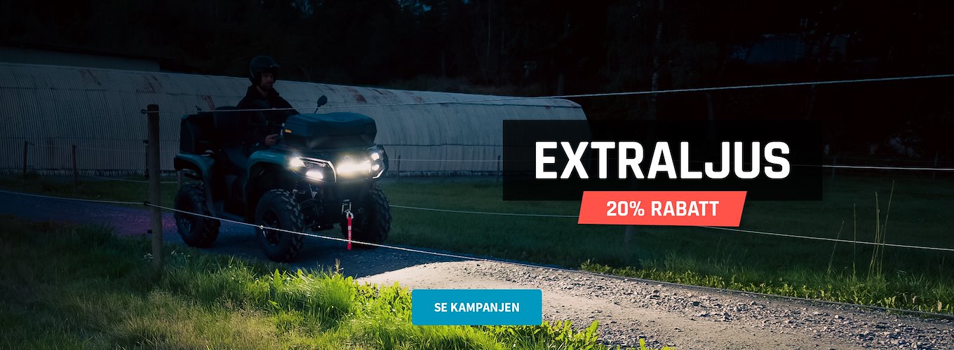 Extraljus – 20% rabatt