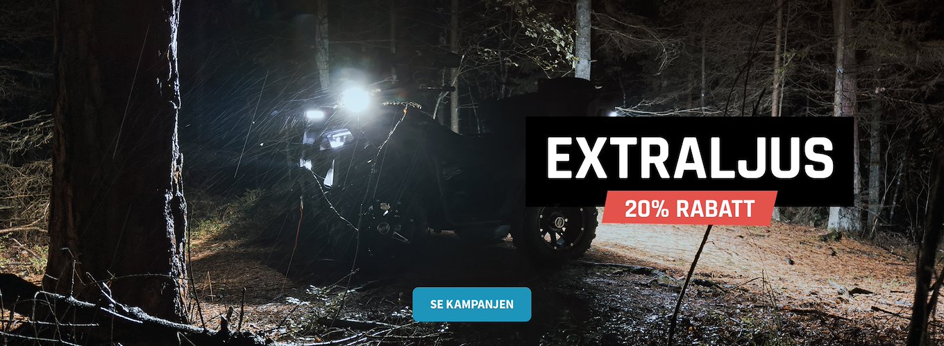 Extraljus – 20% rabatt