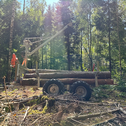 Timmervagn till ATV – Så fungerar den i skogen