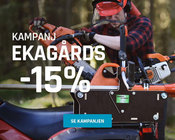 15% rabatt på Ekagårsprodukter