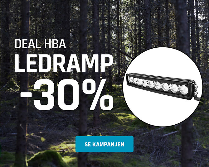 30% rabatt på HBA Ledramp