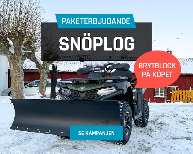 Snöplog – brytblock på köpet