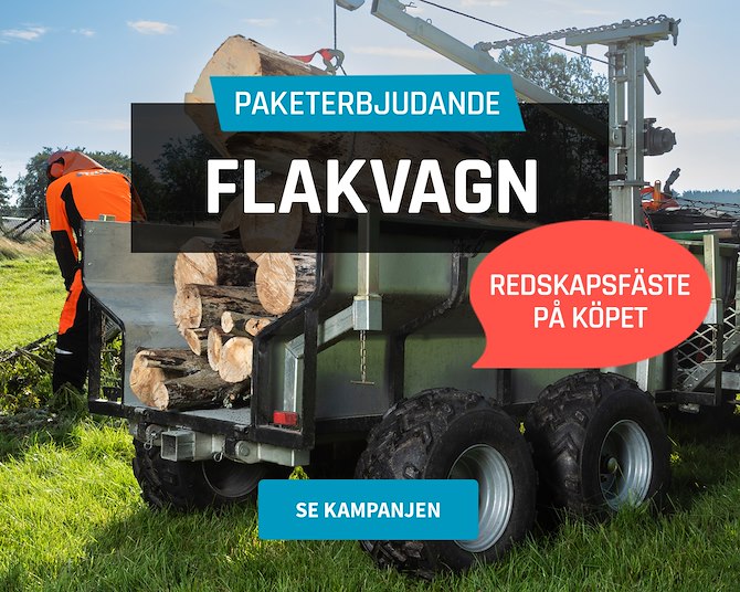 Paketerbjudande Flakvagn