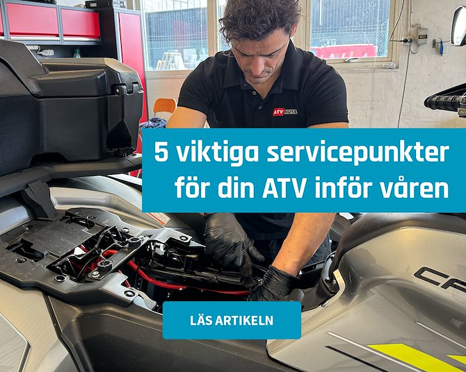 5 viktiga servicepunkter för din ATV inför våren