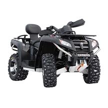 Hasplåt CF Moto CFORCE 800 X8, Med Stål A-Armar, Aluminium