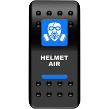 Strömbrytare Instrumentpanel Helmet Air Blå
