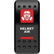Strömbrytare Instrumentpanel Helmet Air Röd