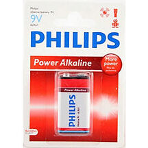 Batteri 9Volt / LR61 1-Pack Philips Power Life Alkaline