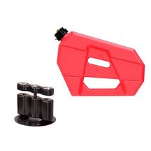 Tesseract Bränsledunk 5L Röd CF-Moto med fäste Tesseract Bränsledunk 5L Röd CF-Moto med fäste