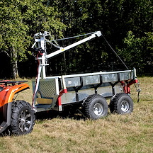 ATV Multivagn med Kran och Elvinsch