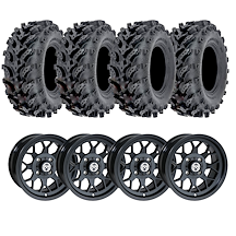 ATV Hjul Polaris P376 MudTrail 27x12 Aluminium