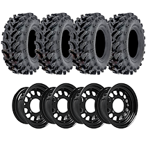 ATV Hjul Polaris P376 MudTrail 27x12 Stål