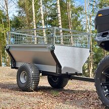 Gårdsvagn ATV 500 Kg med Nätlämmar Gårdsvagn ATV 500 Kg med Nätlämmar