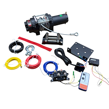 ATV Vinsch 12v 3500 LBS Stållina - DEMO