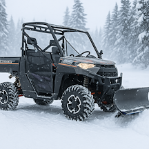 Frontmonterad Plog UTV - Polaris Ranger 1000