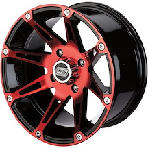 Fälg MOOSE 14x7 4/136 4+3 Röd