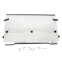 Vindruta Kawasaki Mule 4010 09-22 Fällbar