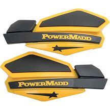 Powermadd Star Series Handskydd Gul / Svart Powermadd Star Series Handskydd Gul / Svart