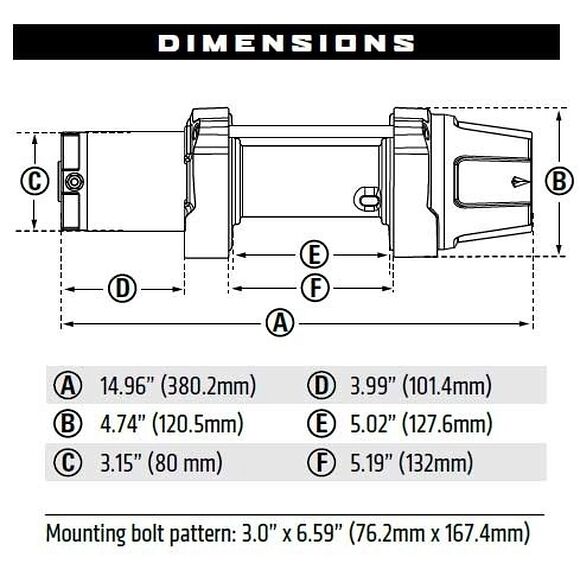 WARN Warn VRX 45 UTV Vinsch