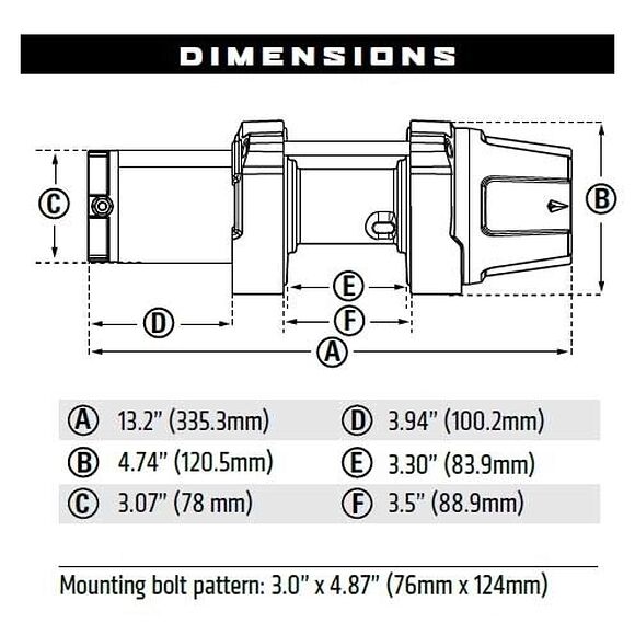 WARN Warn VRX 25 ATV Vinsch
