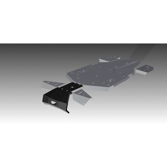 POLARIS Hasplåt Polaris ACE 325/570 + Stötfångare Med Vinschfäste, Aluminium