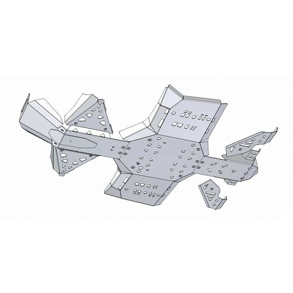 Iron Baltic (IB) Hasplåt Can Am Outlander G2 (2012-2016) 500/570/650/800/1000 Kort Aluminium