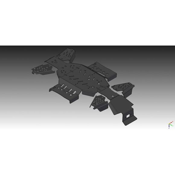 ARCTIC CAT Hasplåt Arctic Cat 500/550i/700 EJ Limited/LTD Kort Plast