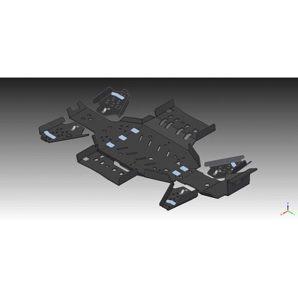 ARCTIC CAT Hasplåt Arctic Cat 500/550i/700 EJ Limited/LTD Kort Plast