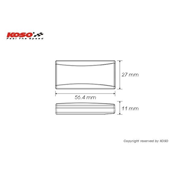 KOSO KOSO Voltmätare Ultra Slim