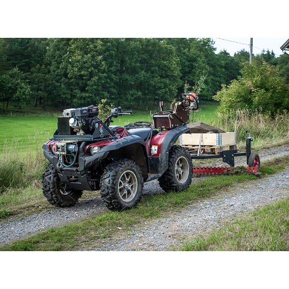 ROUGHWORX ATV Vägskrapa/Vägsladd 180Cm Med Elhydraulisk Lyft