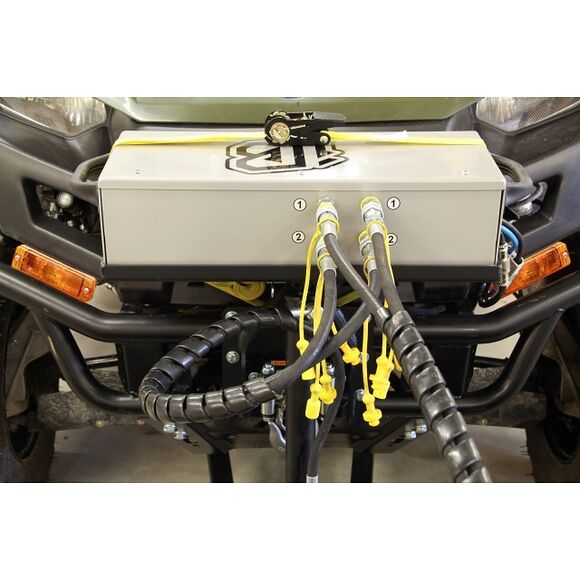 Iron Baltic (IB) El-Hydrauliskt Kraftpaket Till ATV Komplett med Plogvinkel & Ploglyft