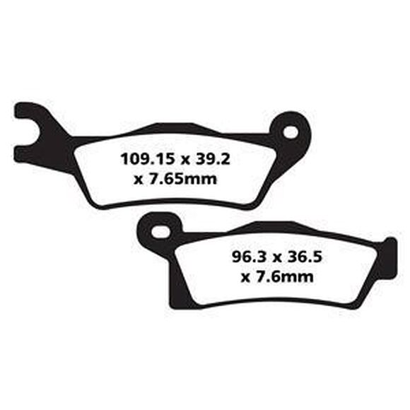 EBC Bromsklossar FA617 Can-Am Höger Fram & Bak