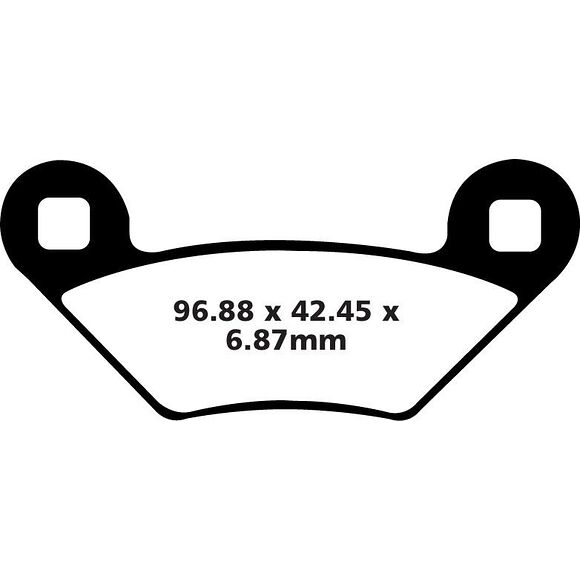 EBC Bromsklossar FA475 Polaris