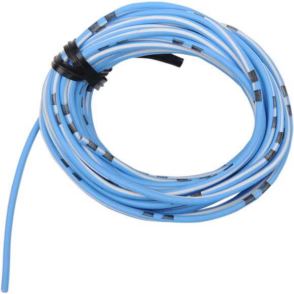 SHINDY Kabel 14A 4 meter Ljusblå/Vit