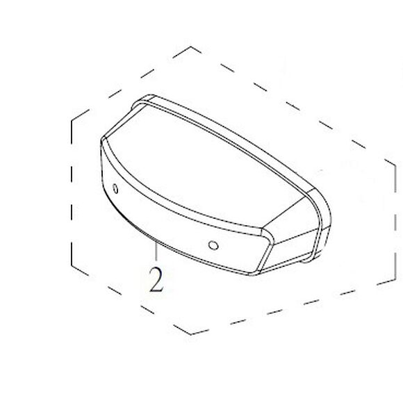 SMC Lyktglas Baklampa SMC Wildcat 500