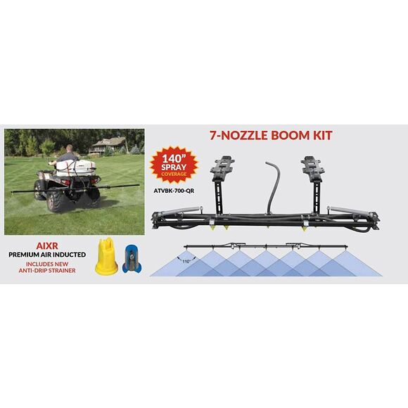 MOOSE 95 Liters Sprayaggregat komplett med Spraybom 7 Munstycken