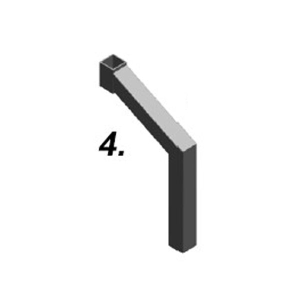 BRONCO Timmervagn Vinklad Stötta