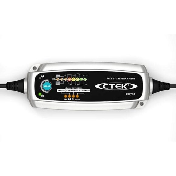 CTEK CTEK Batteriladdare MXS 5.0 Test & Charge ATV, Bil, Moped & MC