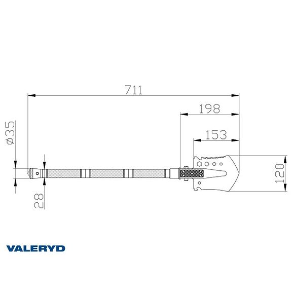VALERYD Multispade Loke 7-i-1