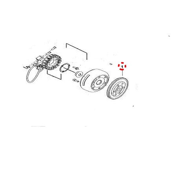 TGB Envägslager Startmotor TGB 500/520/525/550/600