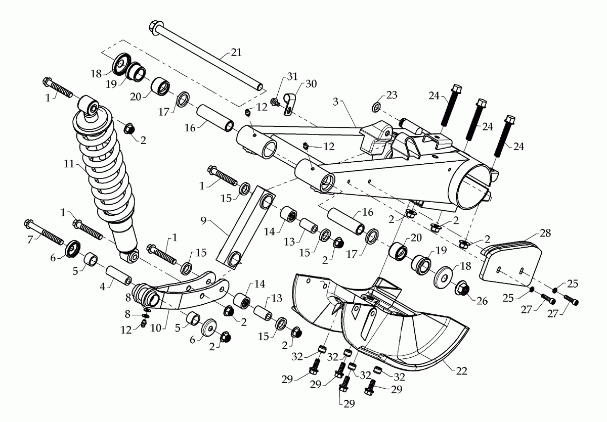 DINLI Distans Upphängning DINLI 450