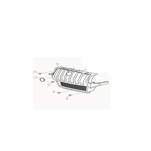 CF MOTO Frontplast Grill/Kylarskydd CF Moto 500