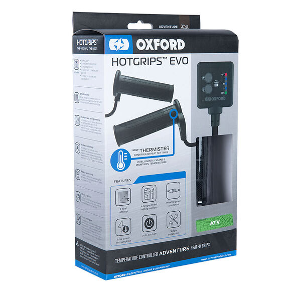 OXFORD ATV Handtagsvärme med Tumvärmare 2-Zon Oxford Lock-On