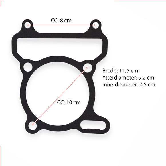 ATV LAB Cylinderfotspackning Linhai 300