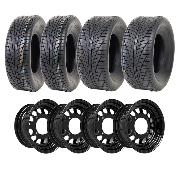 ATV-PRO ATV Hjul Polaris P354 Street 25x12 Stål