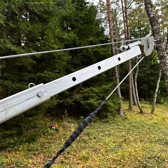 ATV-PRO ATV Timmervagn med Kran och Elvinsch